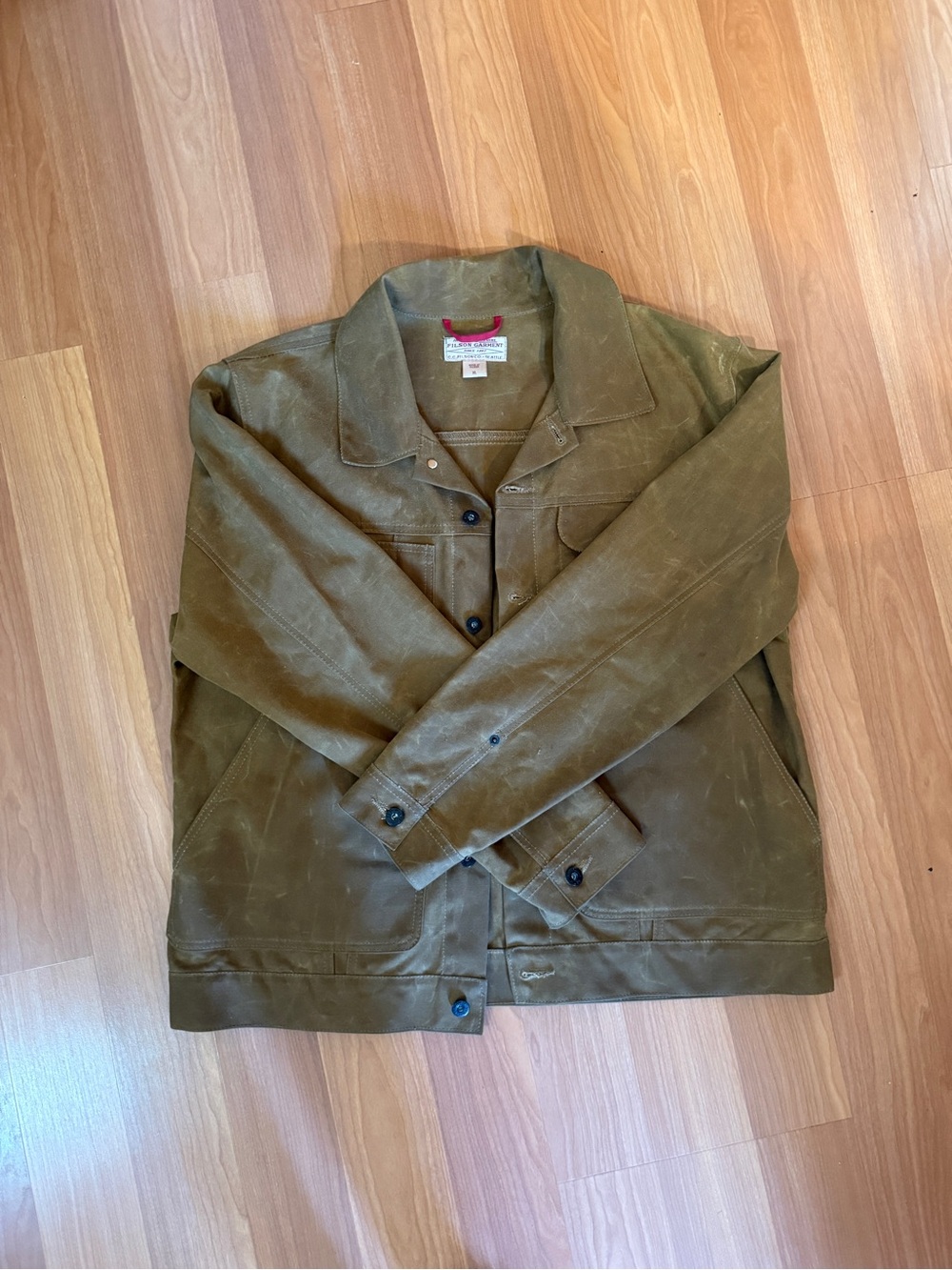 Filson Tincloth XL Jacket — Made at Filson